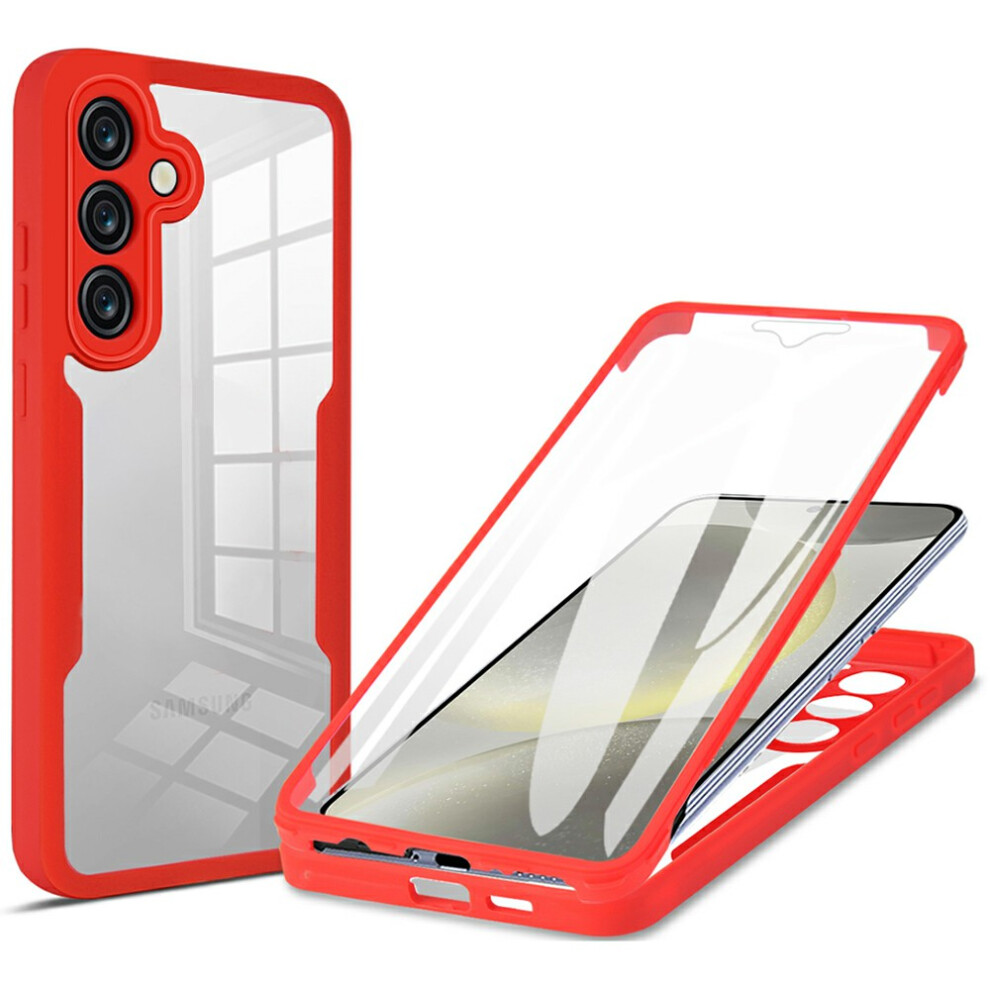(Red) For Samsung Galaxy S25 Fe Case Red 6914277614270