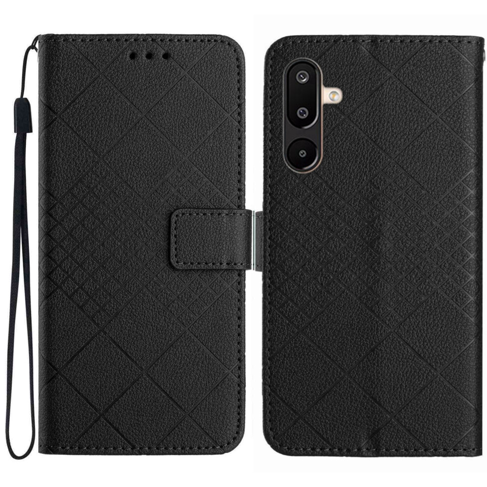 (Black) For Samsung Galaxy M36 5G Case Black 6914278043604