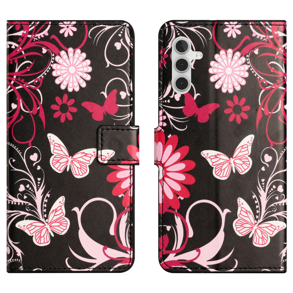 ( Butterfly) For Samsung Galaxy S25 Fe Case Black 6914272958195