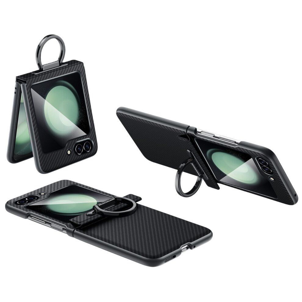 (Black) For Samsung Galaxy Z Flip5 5G Case Black 6914272500486