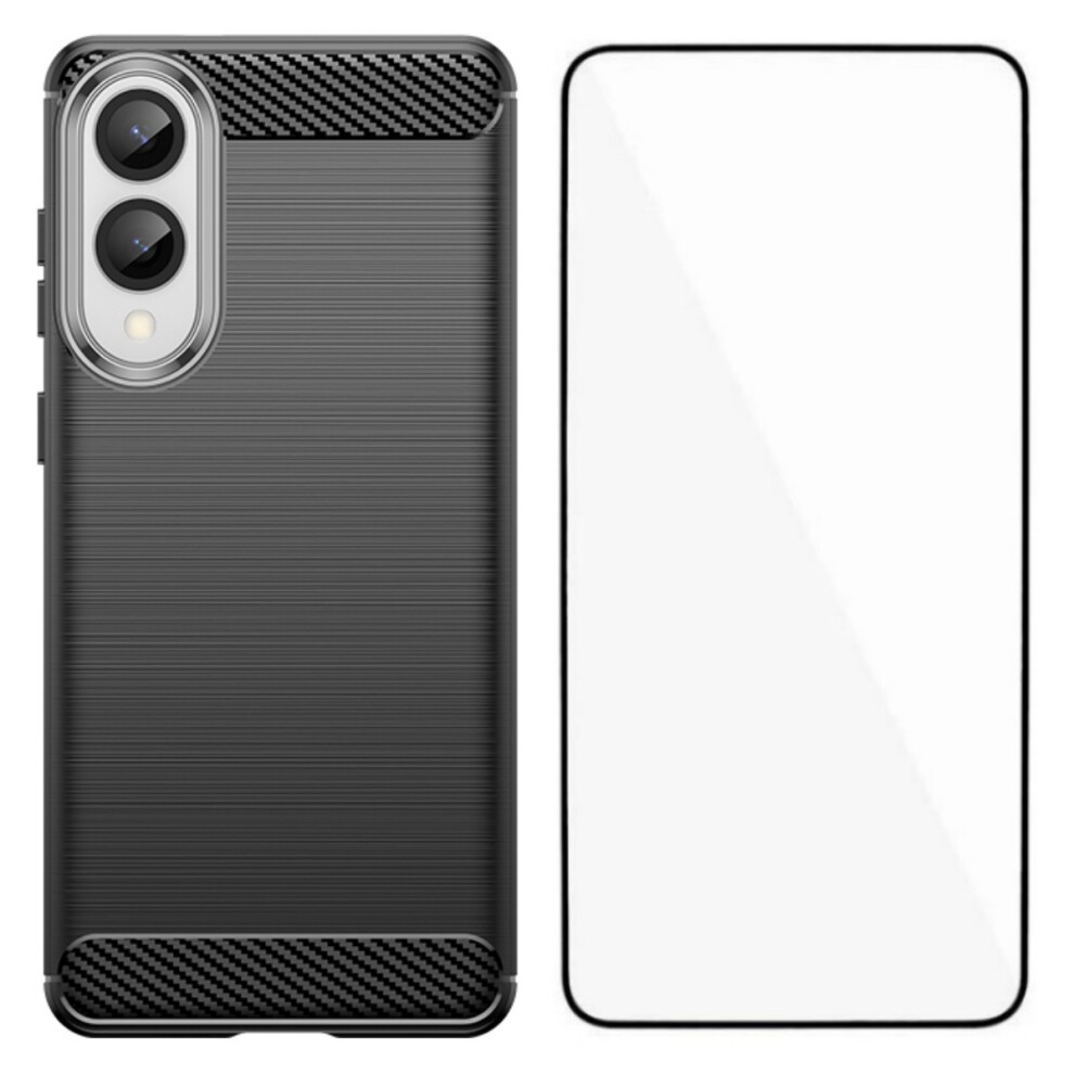 (Black) For Samsung Galaxy S25 Edge Case Black 6914272338843