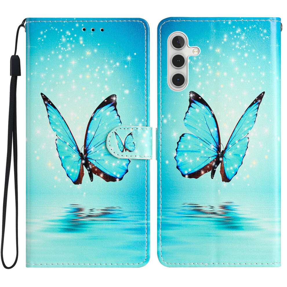 ( Butterfly) For Samsung Galaxy M36 5G Case Blue 6914274771242