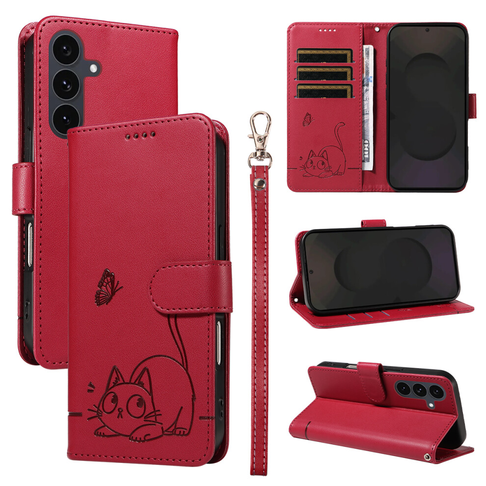 (Red) For Samsung Galaxy S25 Fe Case Red 6914278878916