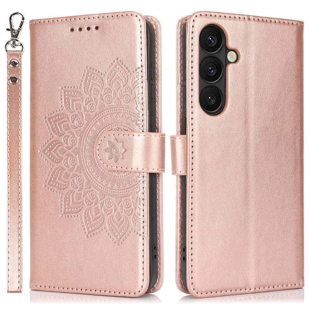 (Rose ) For Samsung Galaxy S24 Case Gold 6914278070778