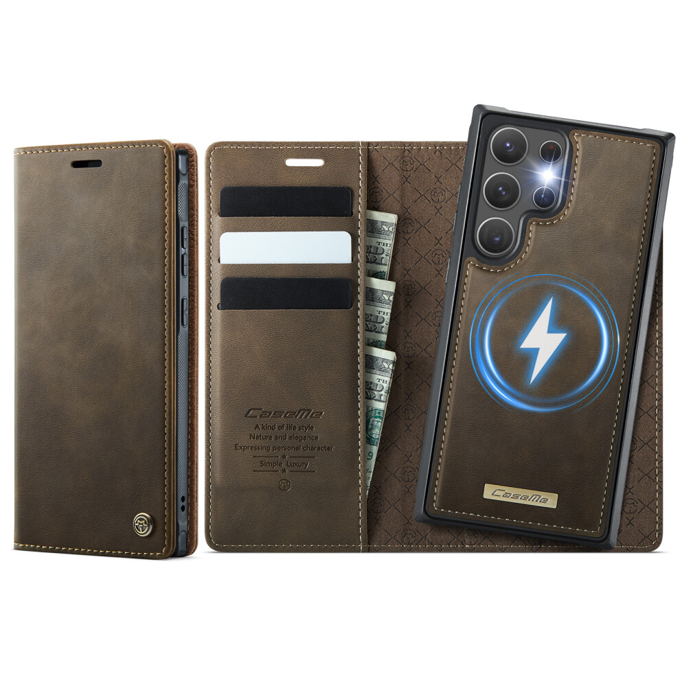 (Coffee) For Samsung Galaxy S22 Ultra 5G Case Brown 6914277777517