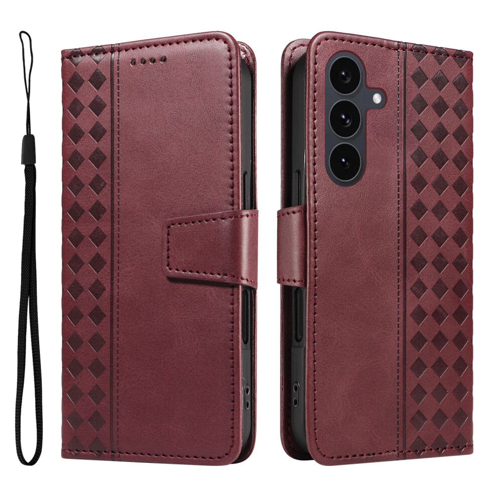 (Wine ) For Samsung Galaxy S25 Fe Case Red 6914279436290