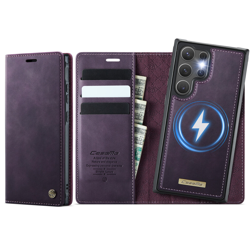 (Purple) For Samsung Galaxy S23 Ultra Case Purple 6914271718158