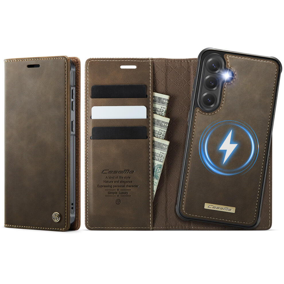 (Coffee) For Samsung Galaxy S24 Fe Case Brown 6914276866335