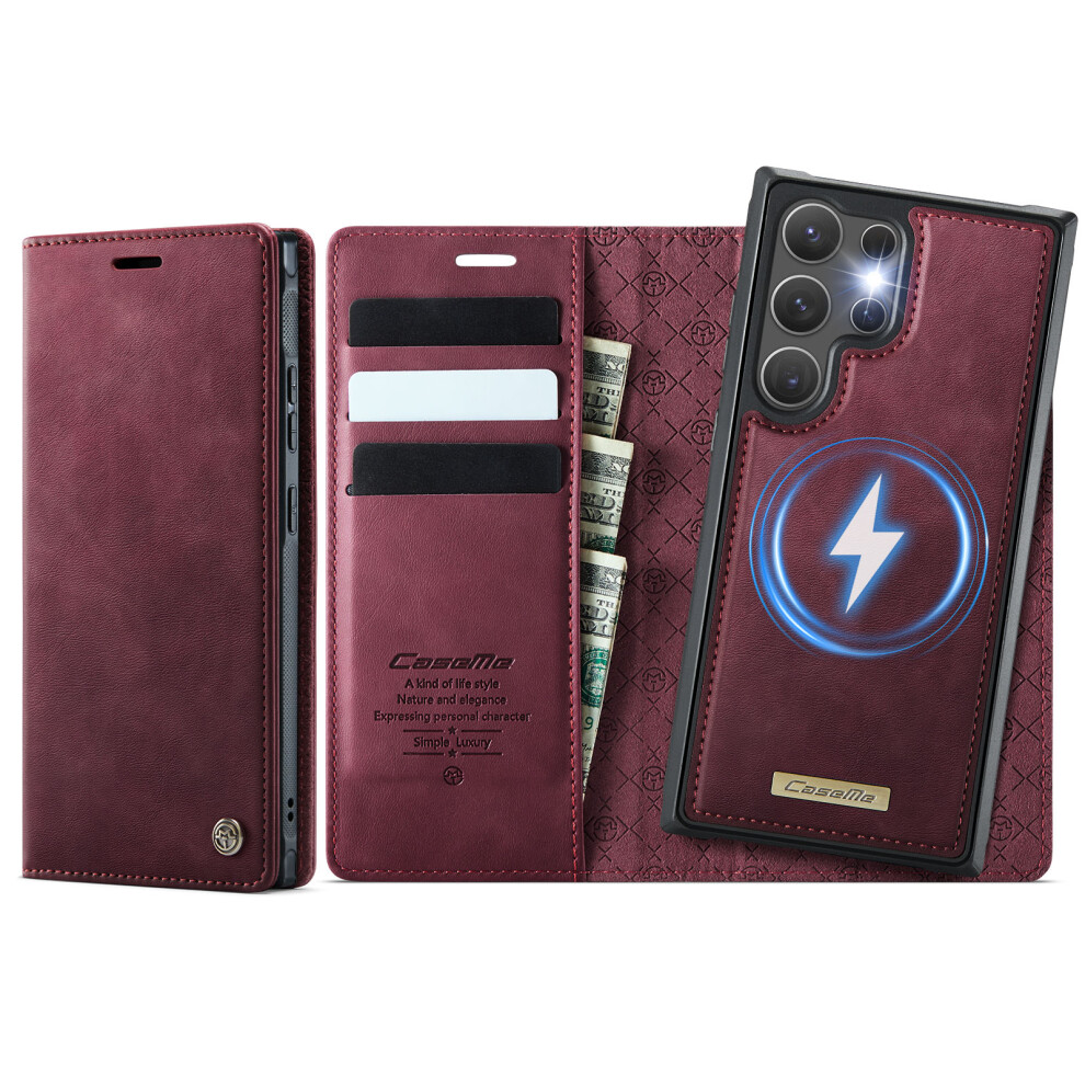 (Red) For Samsung Galaxy S23 Ultra Case Red 6914278285578