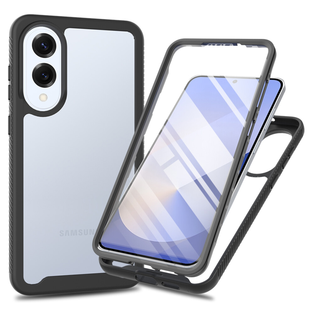 (Black) For Samsung Galaxy S25 Edge Case Black 6914275921844
