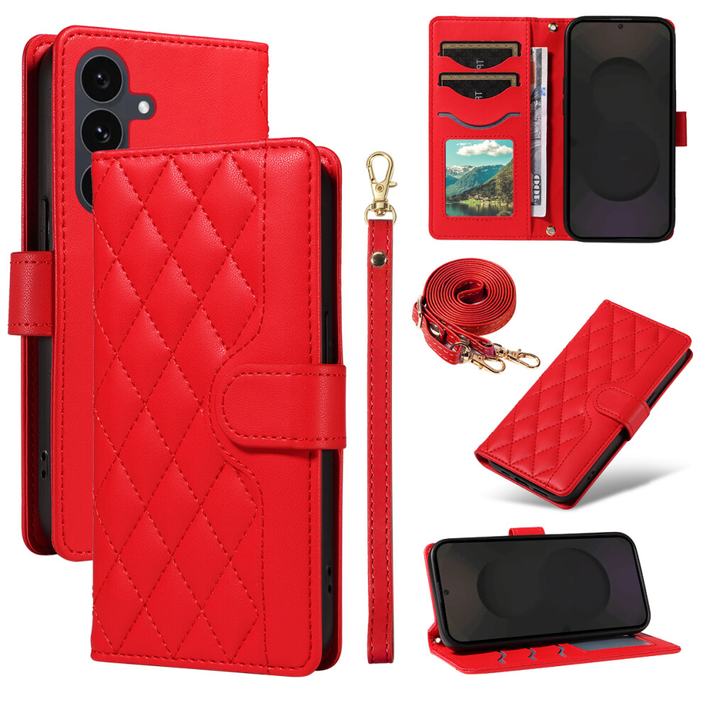 (Red) For Samsung Galaxy S25 Fe Case Red 6914271054201