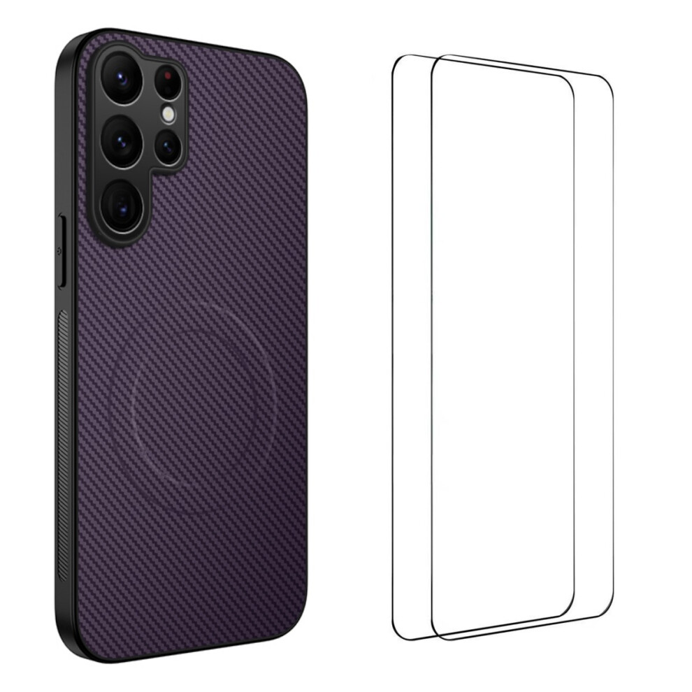 (Purple) For Samsung Galaxy S24 Ultra Case Purple 6914272234275