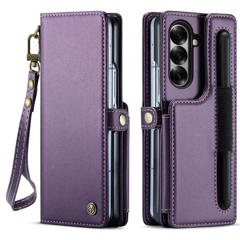 (Purple) For Samsung Galaxy Z Fold7 5G Case Purple 6914273644011