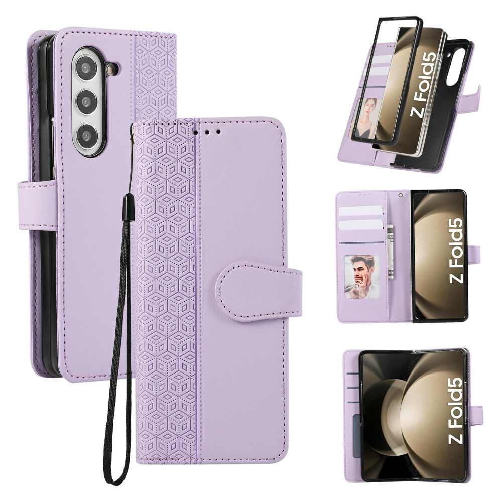 (Purple) For Samsung Galaxy Z Fold6 5G Case Purple 6914276793136