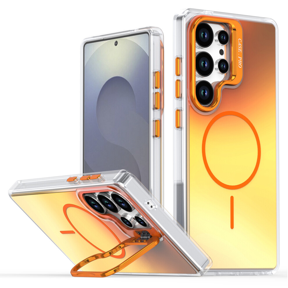 (Orange) For Samsung Galaxy S24 Ultra Case Orange 6914273268064