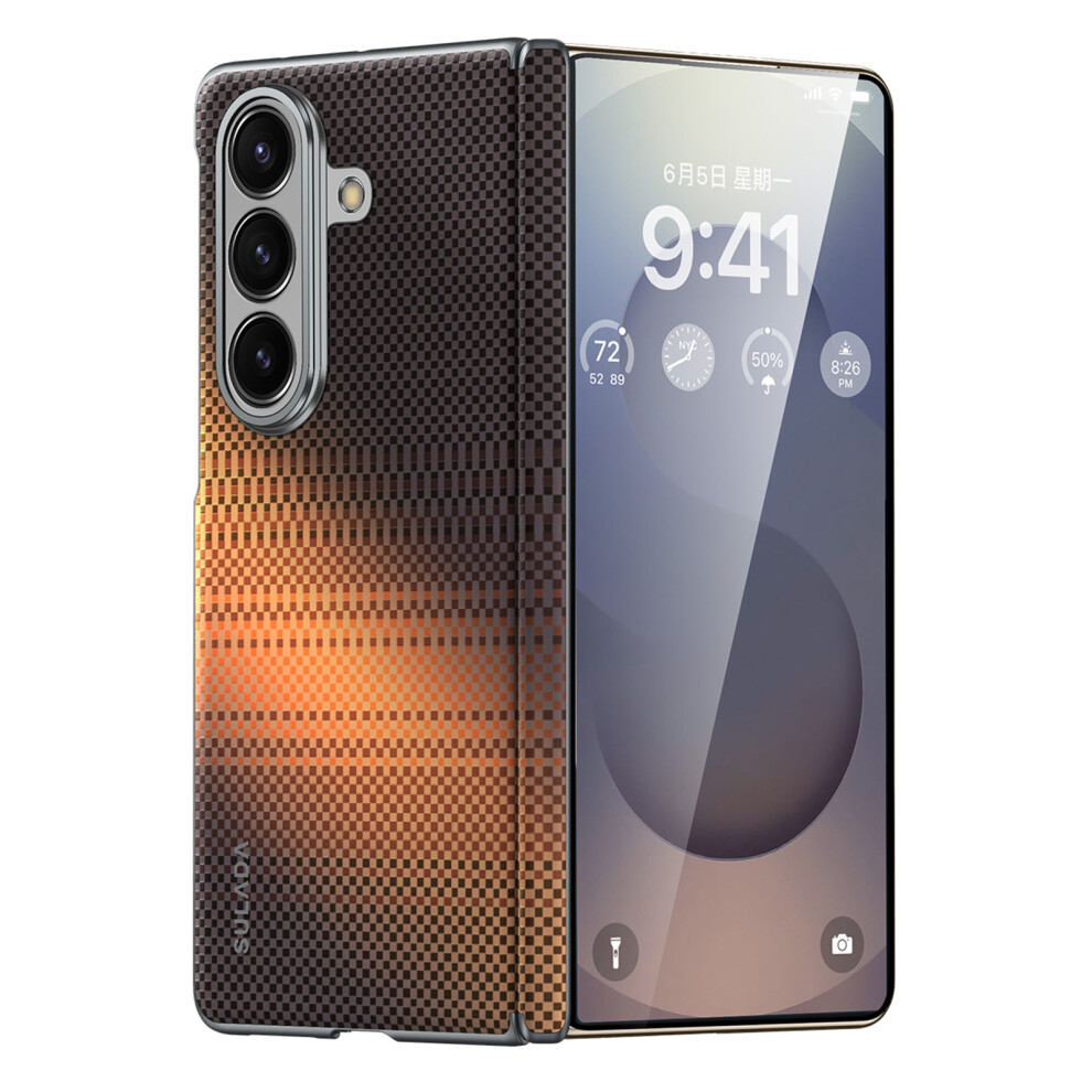 (Sunset ) For Samsung Galaxy Z Fold7 5G Case Orange 6914279410399