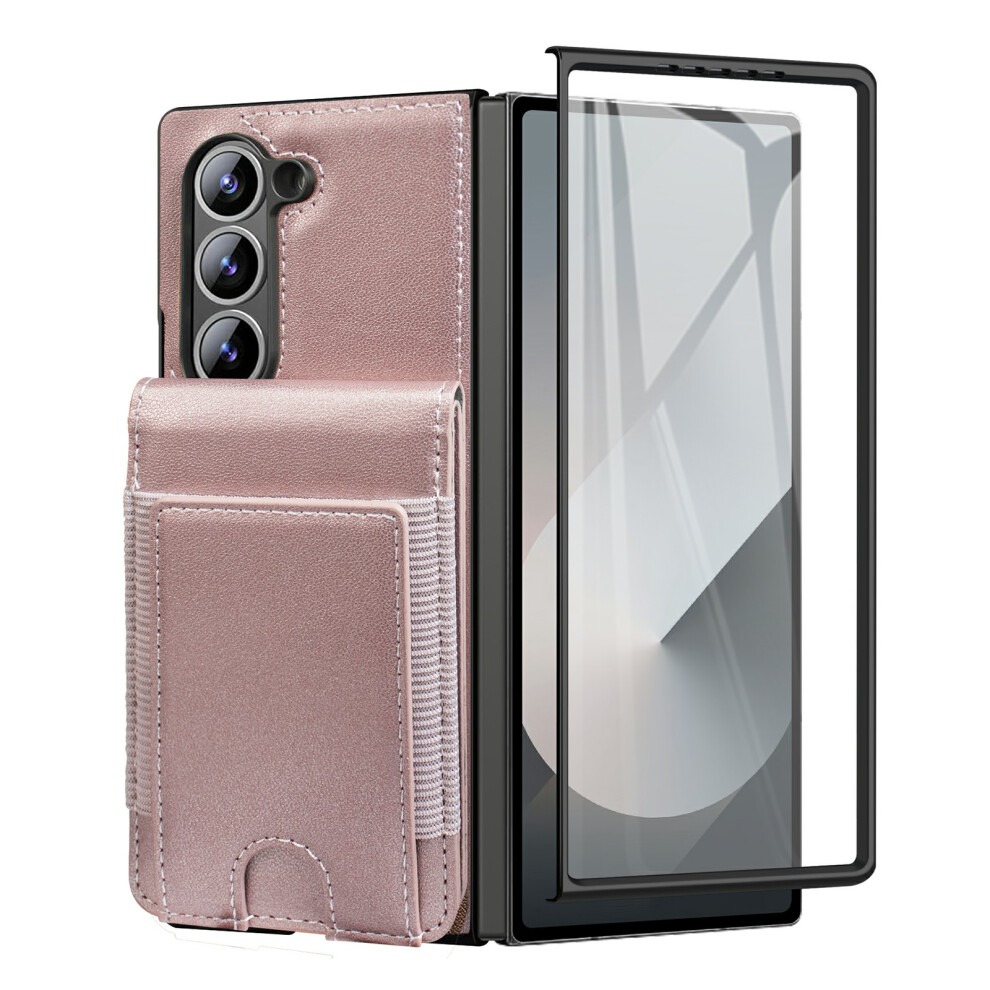 (Rose ) For Samsung Galaxy Z Fold6 5G Case Gold 6914273798912
