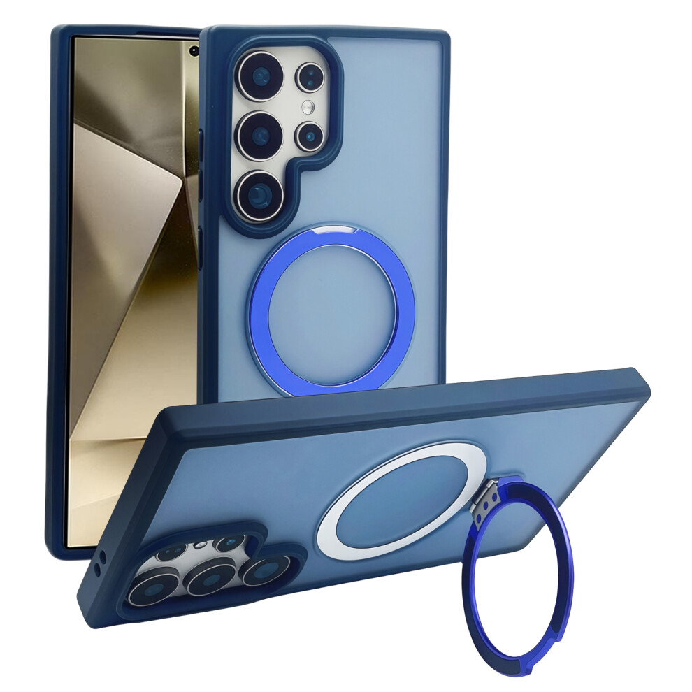 (Dark ) For Samsung Galaxy S24 Ultra Case Blue 6914275838111