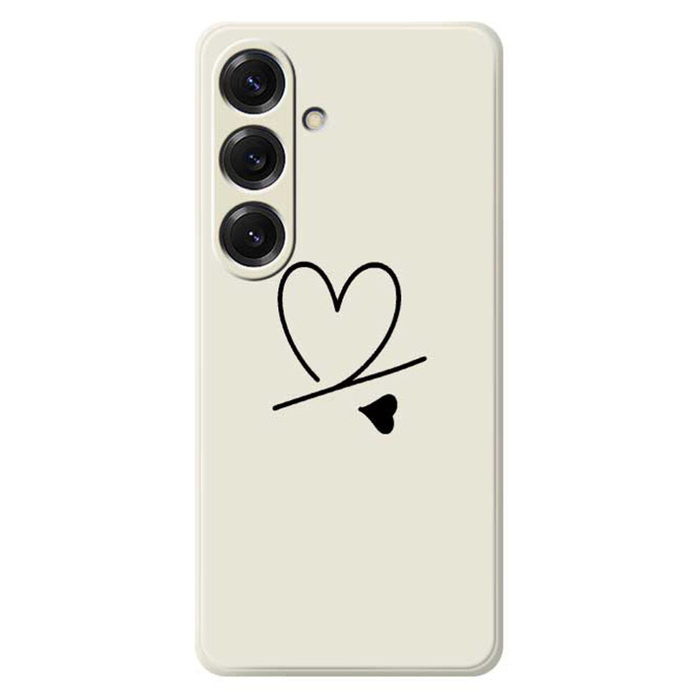 (Beige) For Samsung Galaxy S25 Case Cream 6914276790678