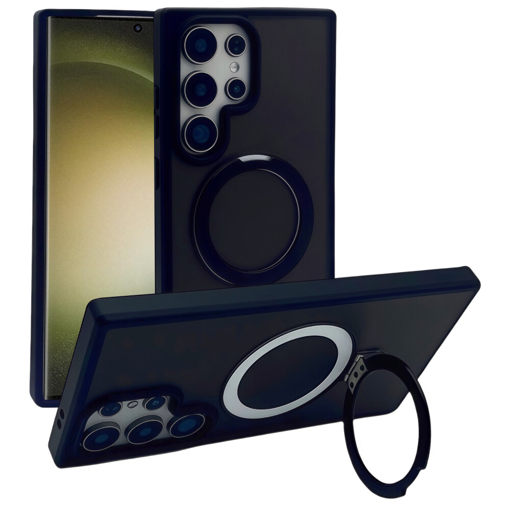 (Black) For Samsung Galaxy S23 Ultra Case Black 6914274138960