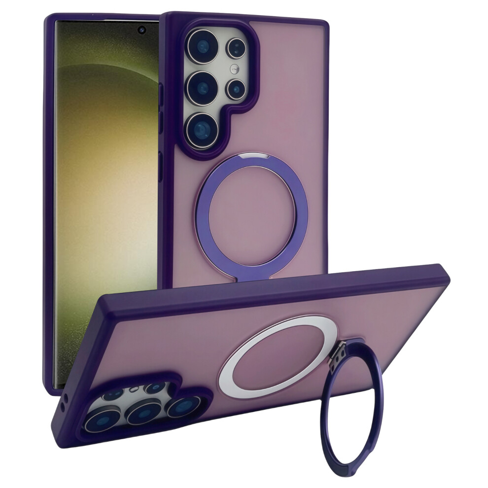 (Dark ) For Samsung Galaxy S23 Ultra Case Purple 6914279708250