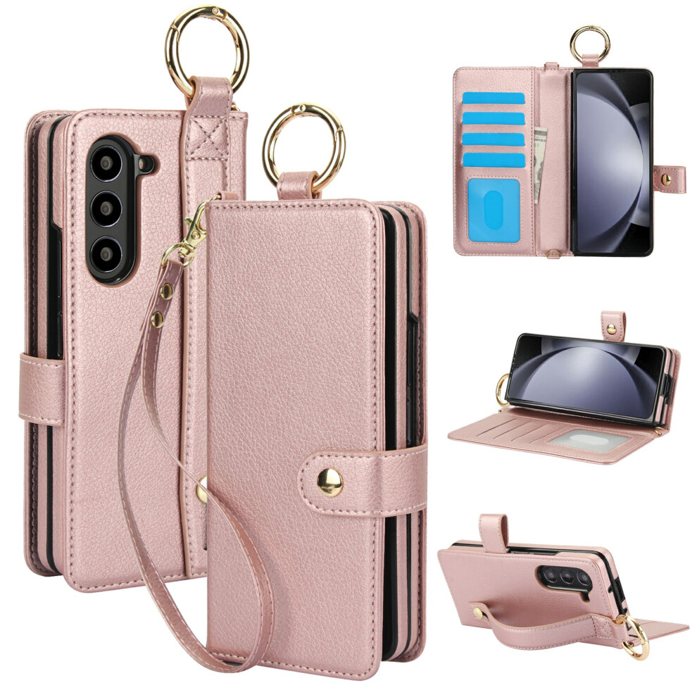 (Rose ) For Samsung Galaxy Z Fold6 5G Case Gold 6914271432566