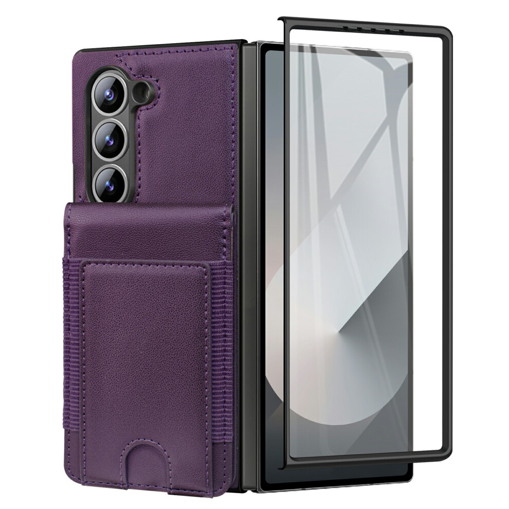 (Dark ) For Samsung Galaxy Z Fold5 5G Case Purple 6914279712431
