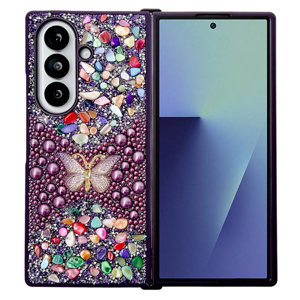 (Purple) For Samsung Galaxy Z Fold7 5G Case Purple 6914274554333