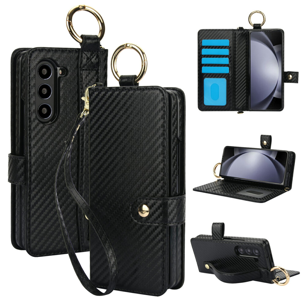 (Carbon Fiber Texture) For Samsung Galaxy Z Fold5 5G Case 6914277765293