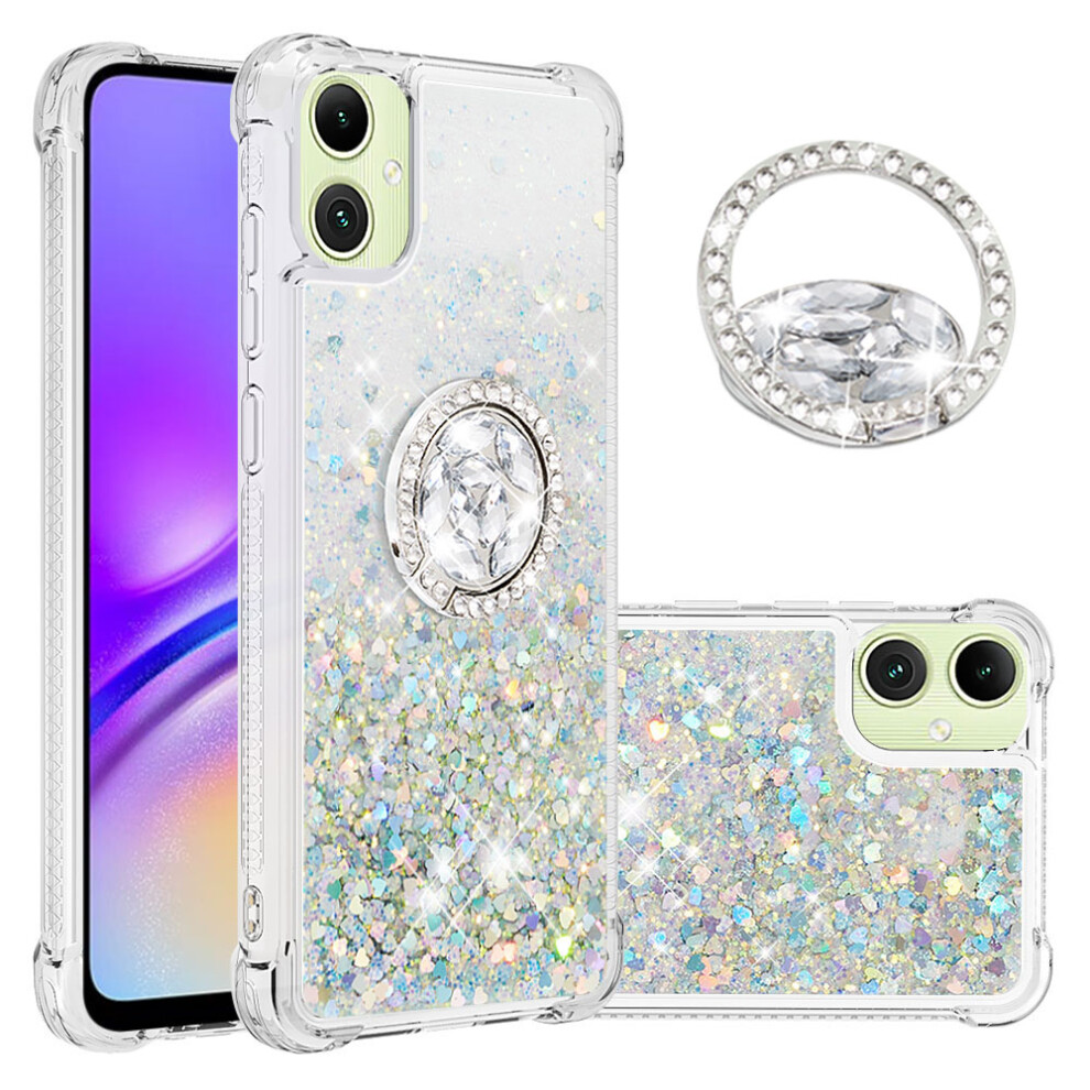 (Silver/Hearts) For Samsung Galaxy A07 4G Case Silver 6914274829363