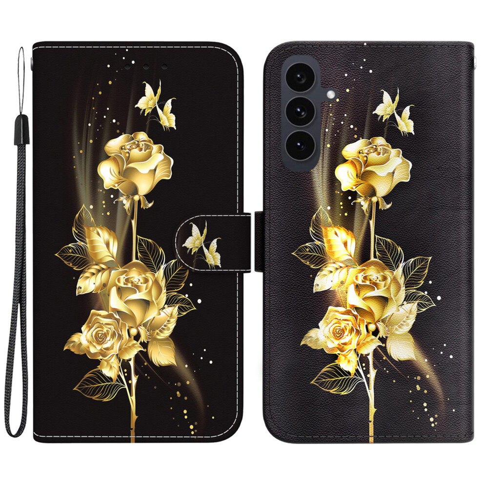 ( Butterfly Rose) For Samsung Galaxy S25 Fe Case Gold 6914271126946