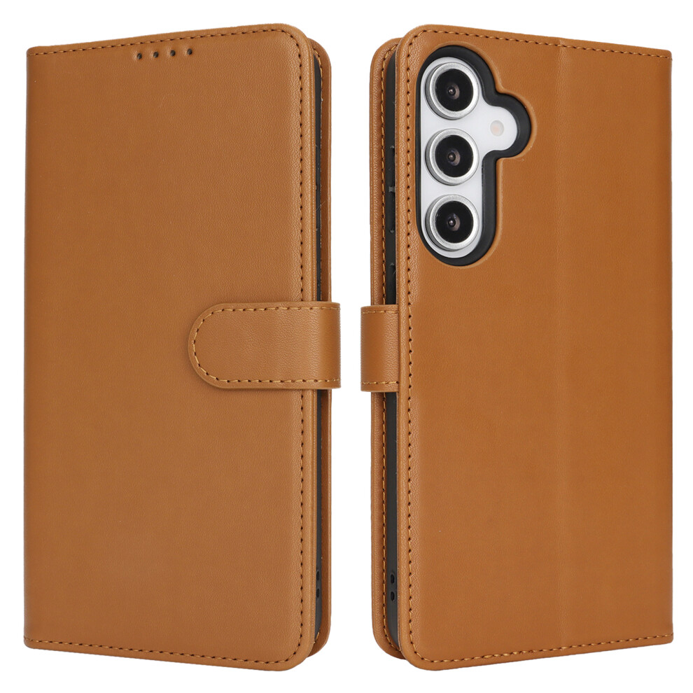 (Light ) For Samsung Galaxy S24 Fe Case Brown 6914277025045