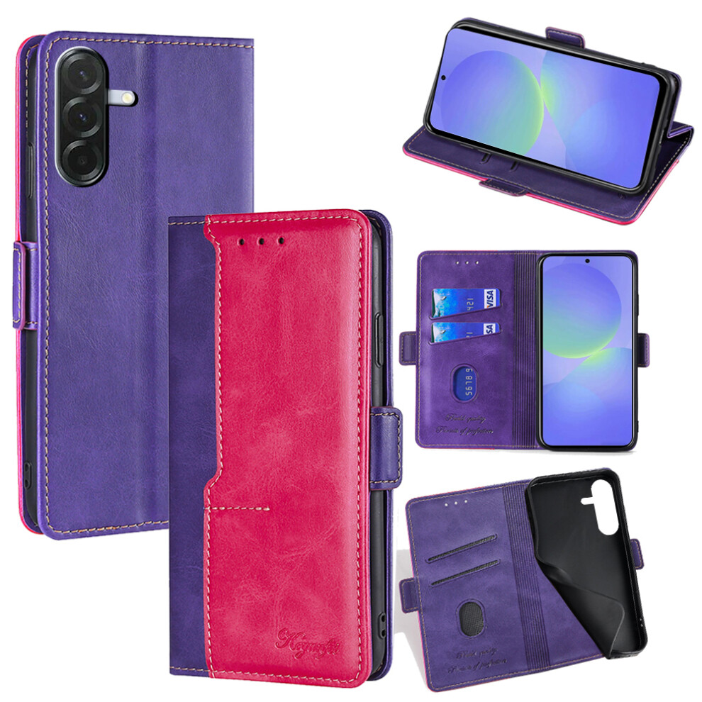 (Rose+Purple) For Samsung Galaxy A36 5G Case Purple 6914270624467