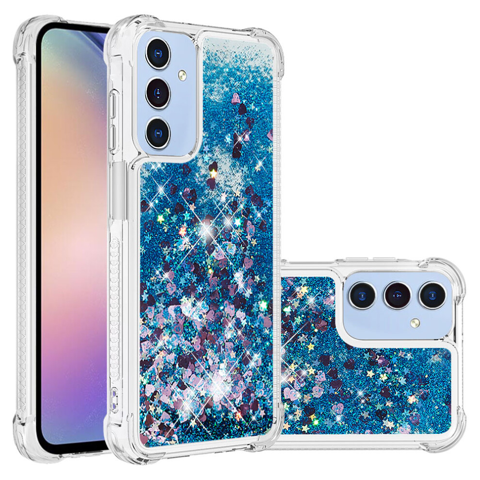 (Blue/Hearts) For Samsung Galaxy A17 5G Case Blue 6914274408421