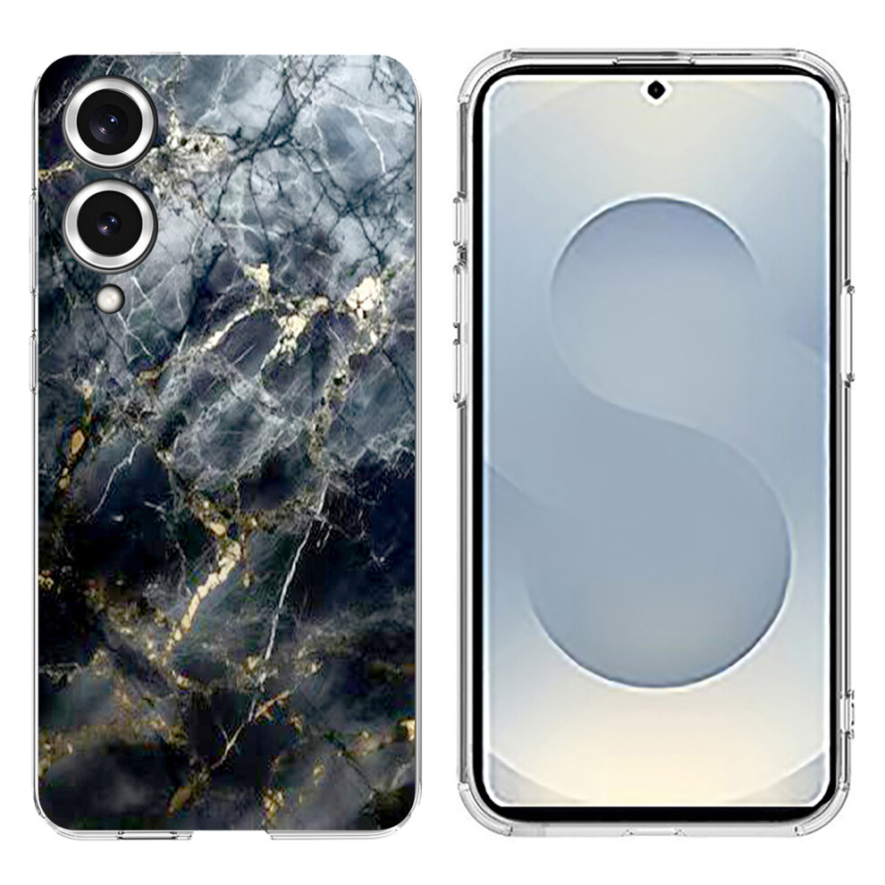 (Black) For Samsung Galaxy S25 Edge Case Black 6914278006531