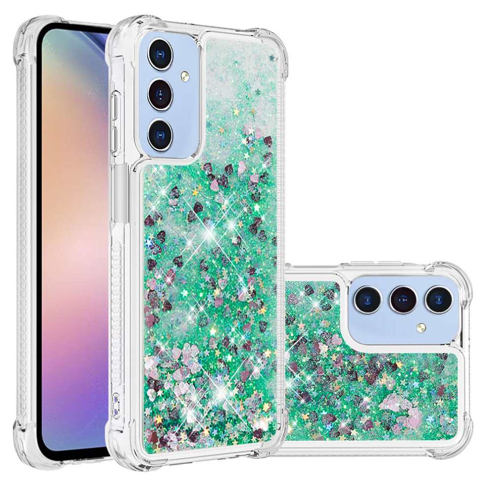 (Green/Hearts) For Samsung Galaxy A17 5G Case Green 6914274677926