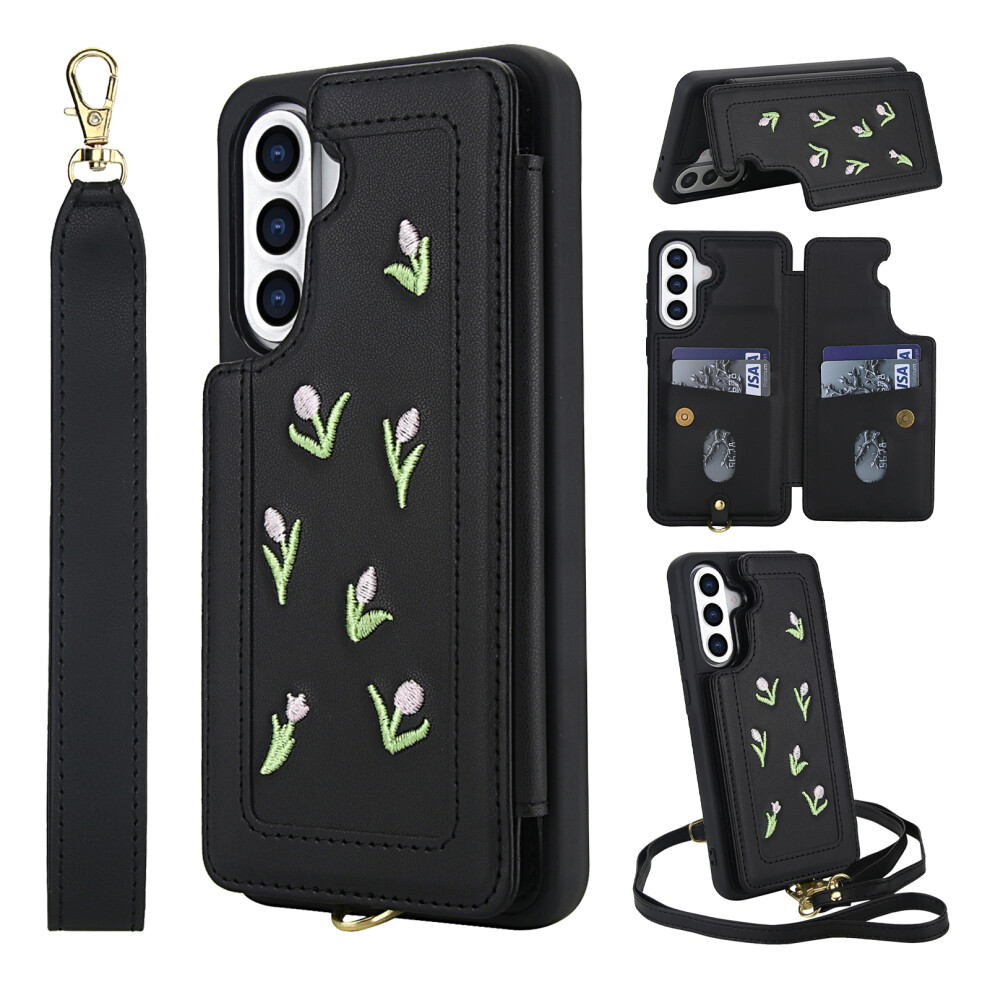 (Black) For Samsung Galaxy A55 5G Case Black 6914274601938
