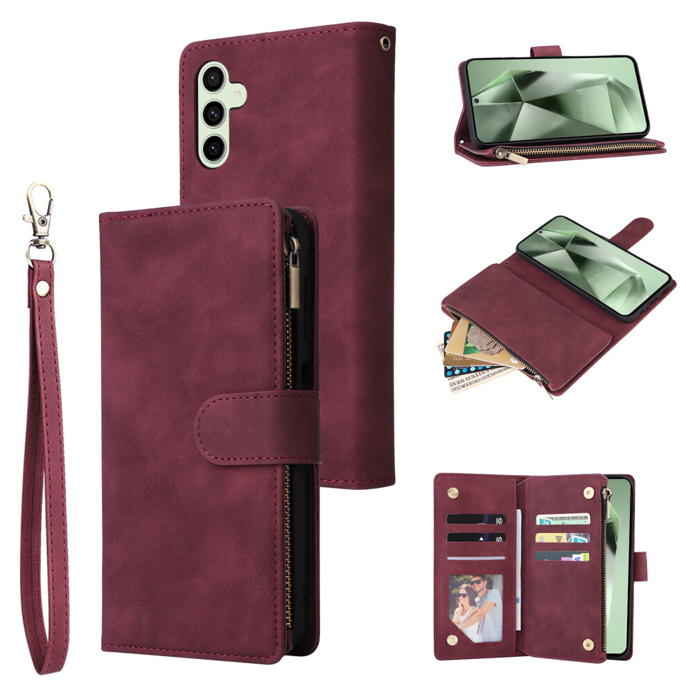 (Wine ) For Samsung Galaxy S25 Fe Case Red 6914275140481