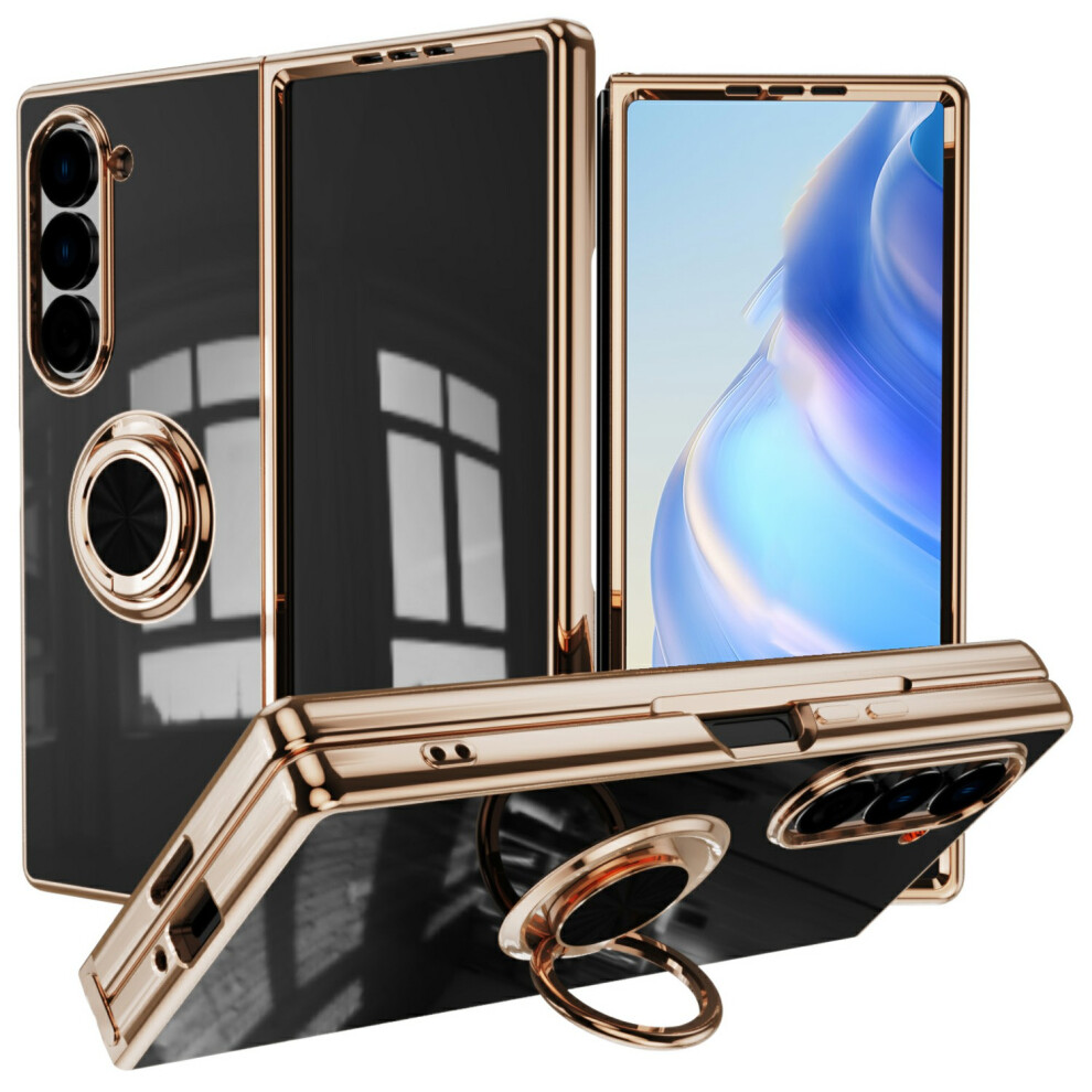 (Black) For Samsung Galaxy Z Fold6 5G Case Black 6914271845755