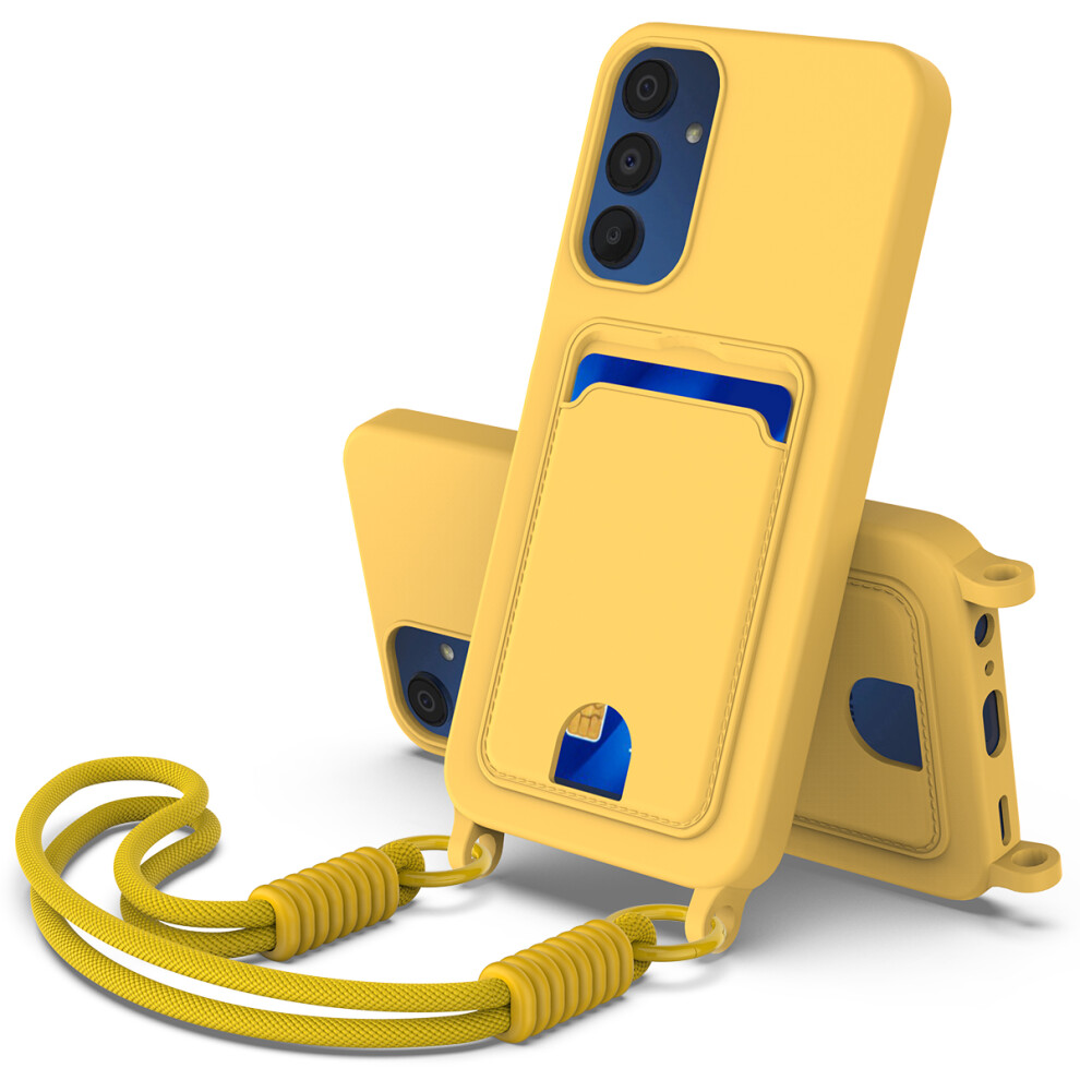 (Yellow) For Samsung Galaxy A15 4G Case Yellow 6914277011062