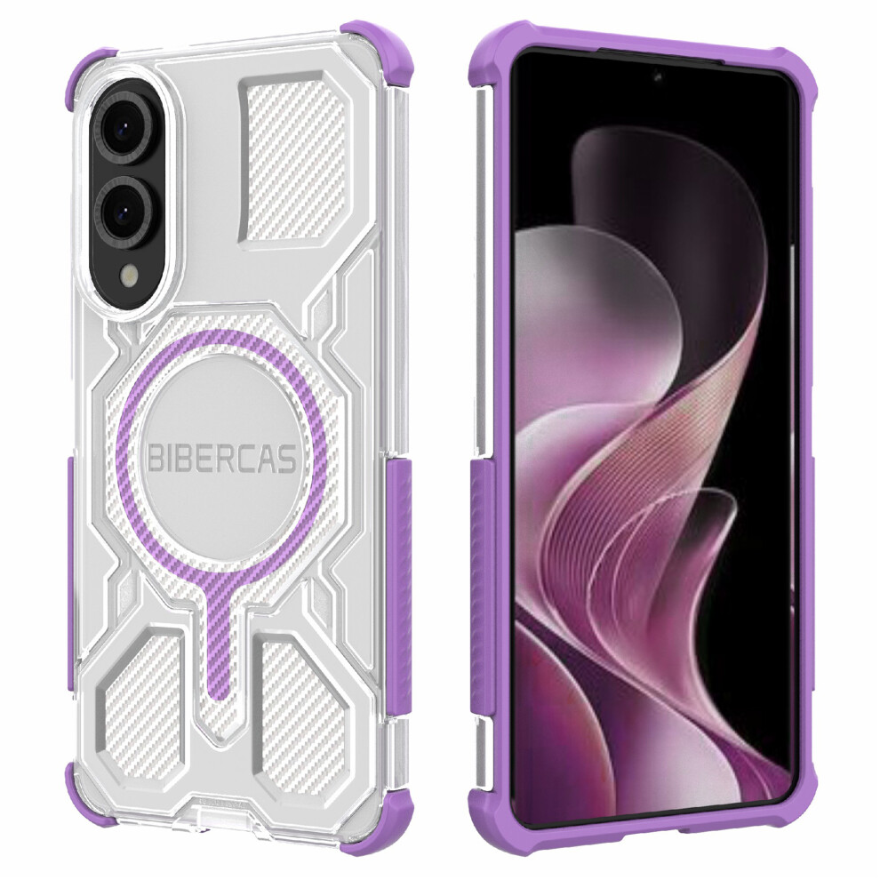 (Purple) For Samsung Galaxy S25 Edge Case Purple 6914277658335
