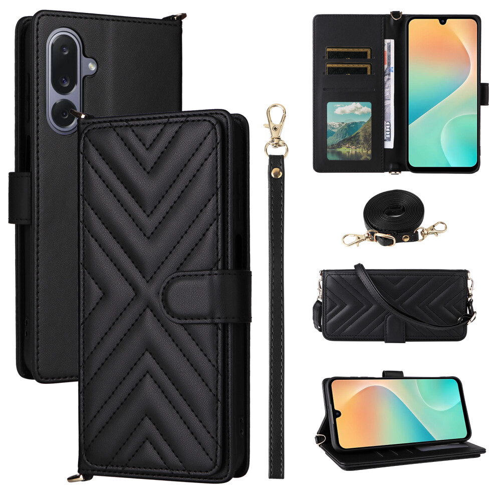 (Black) For Samsung Galaxy M36 5G Case Black 6914270797147