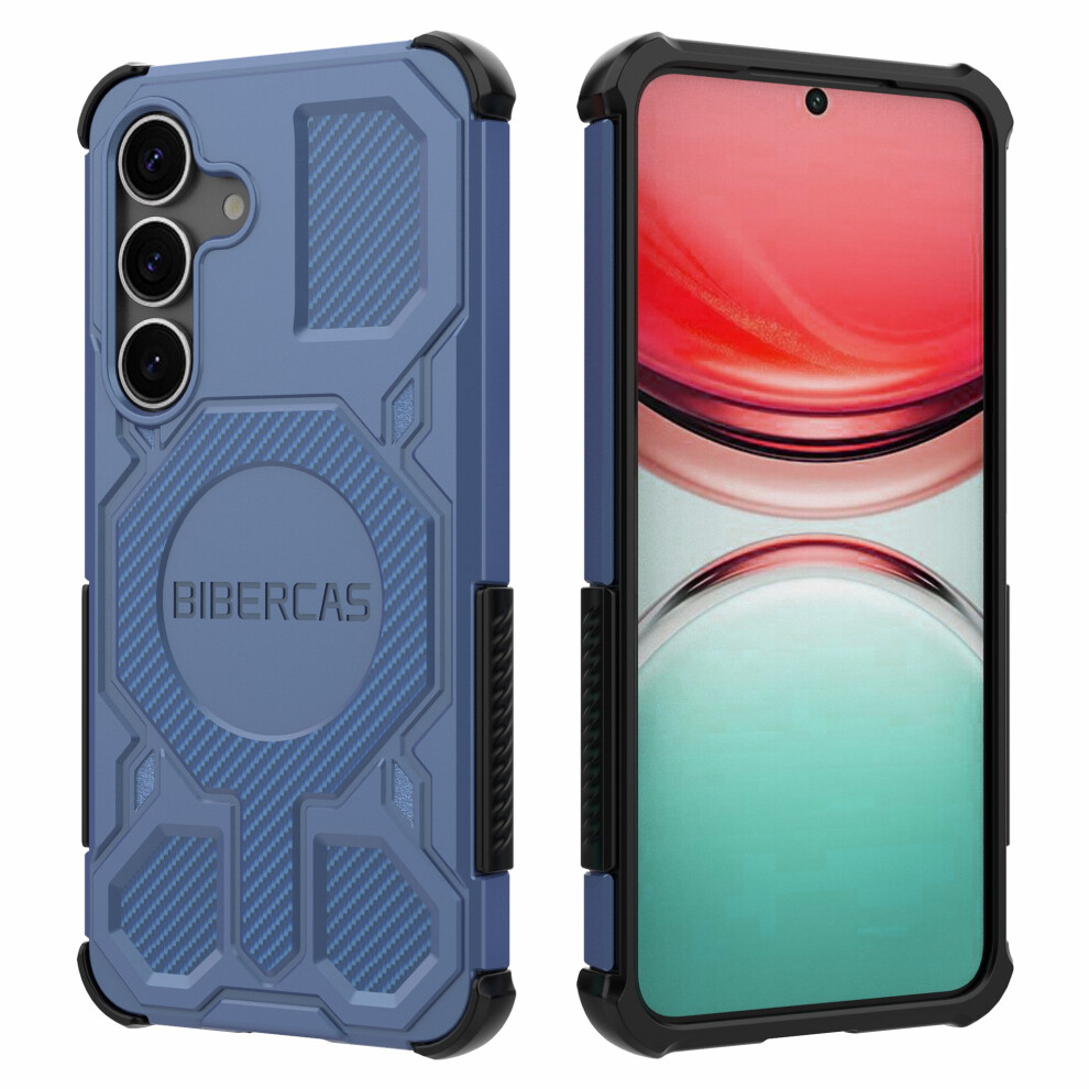 (Blue) For Samsung Galaxy S25 Case Blue 6914278611285