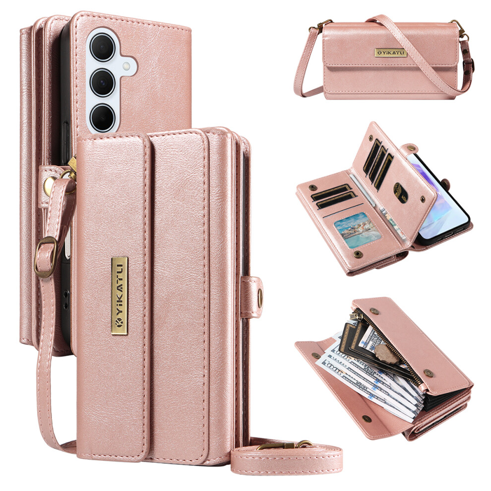 (Rose ) For Samsung Galaxy A55 5G Case Gold 6914272591446