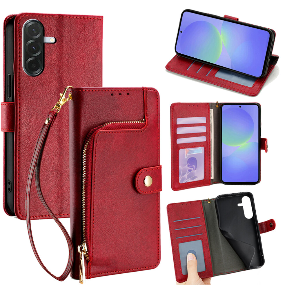 (Red) For Samsung Galaxy A36 5G Case Red 6914271550352