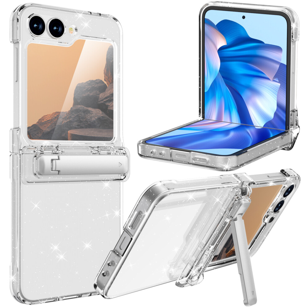 (Clear Glitter) For Samsung Galaxy Z Flip7 Fe 5G Case 6914274858387