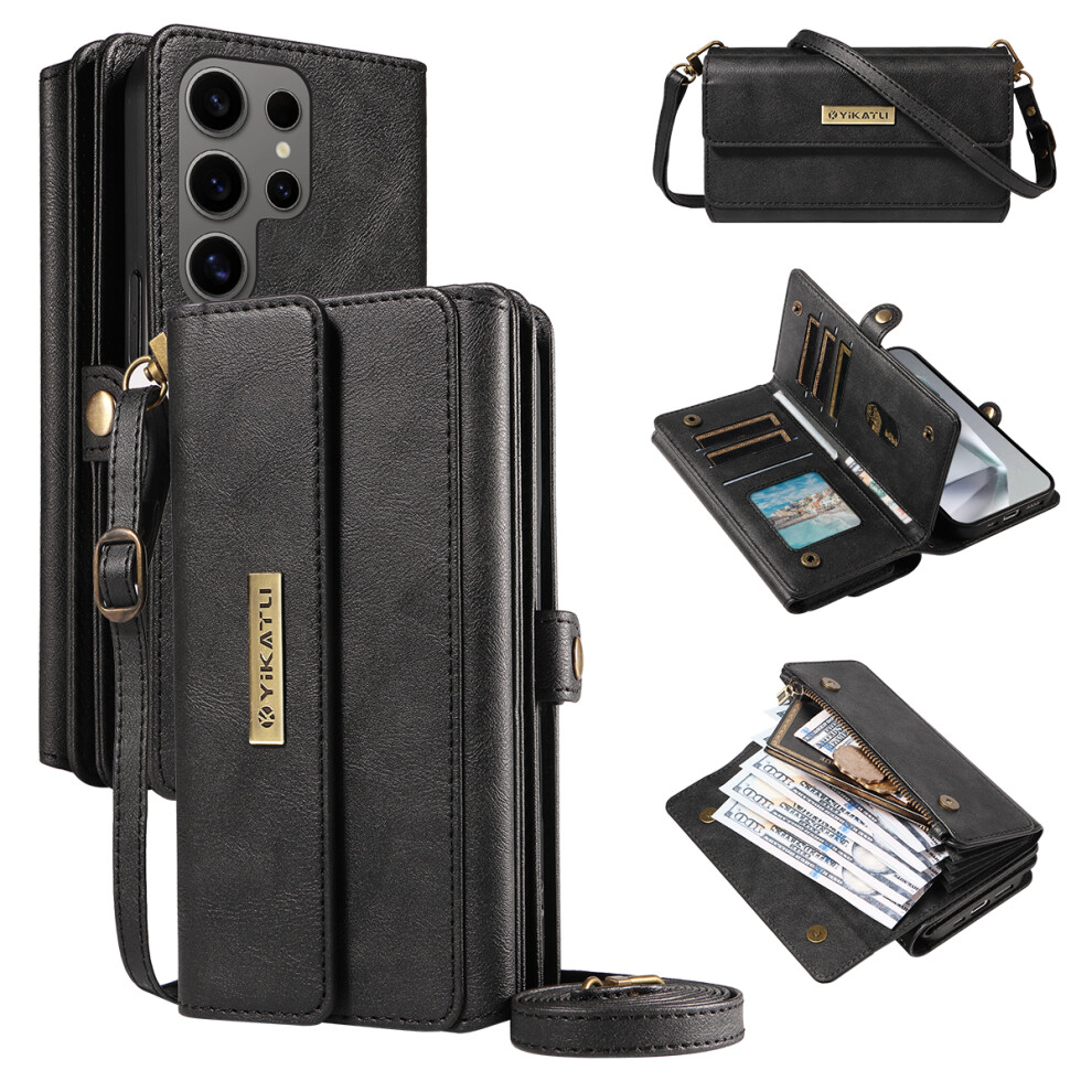 (Black) For Samsung Galaxy S24 Ultra Case Black 6914278620232