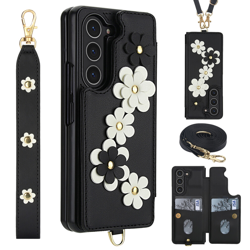 (Black) For Samsung Galaxy Z Fold6 5G Case Black 6914277112325