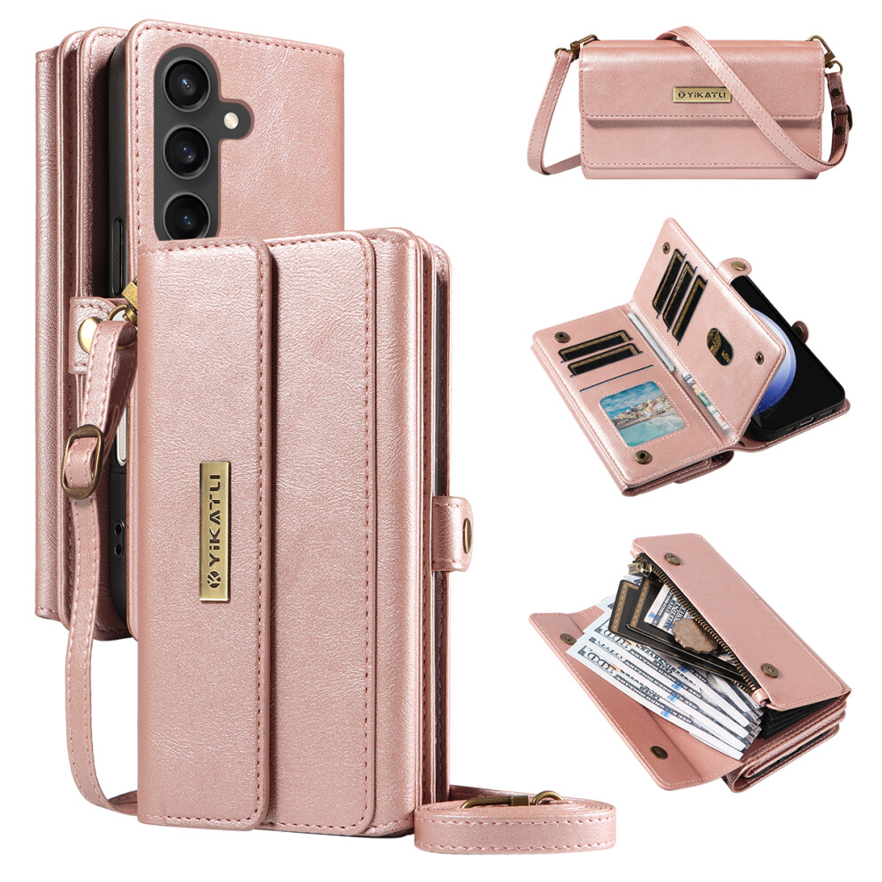 (Rose ) For Samsung Galaxy S23 Fe Case Gold 6914275376781