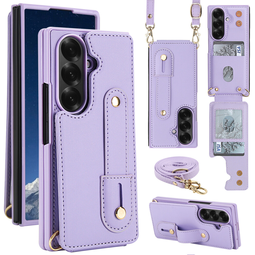 (Purple) For Samsung Galaxy Z Fold7 5G Case Purple 6914278407871